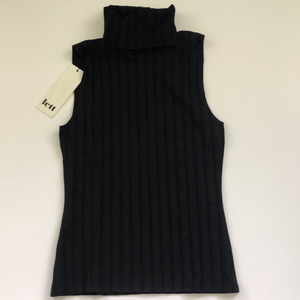LETT Orly Ribbed Top Sz XS - Picture 3 of 4